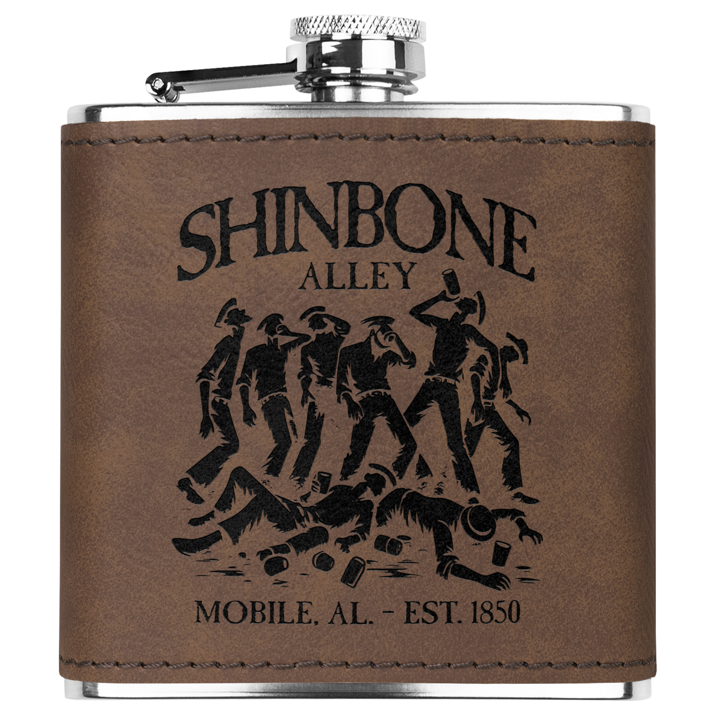 Shinbone_Alley_Flask_Dk_Brown_Main_Mockup.png