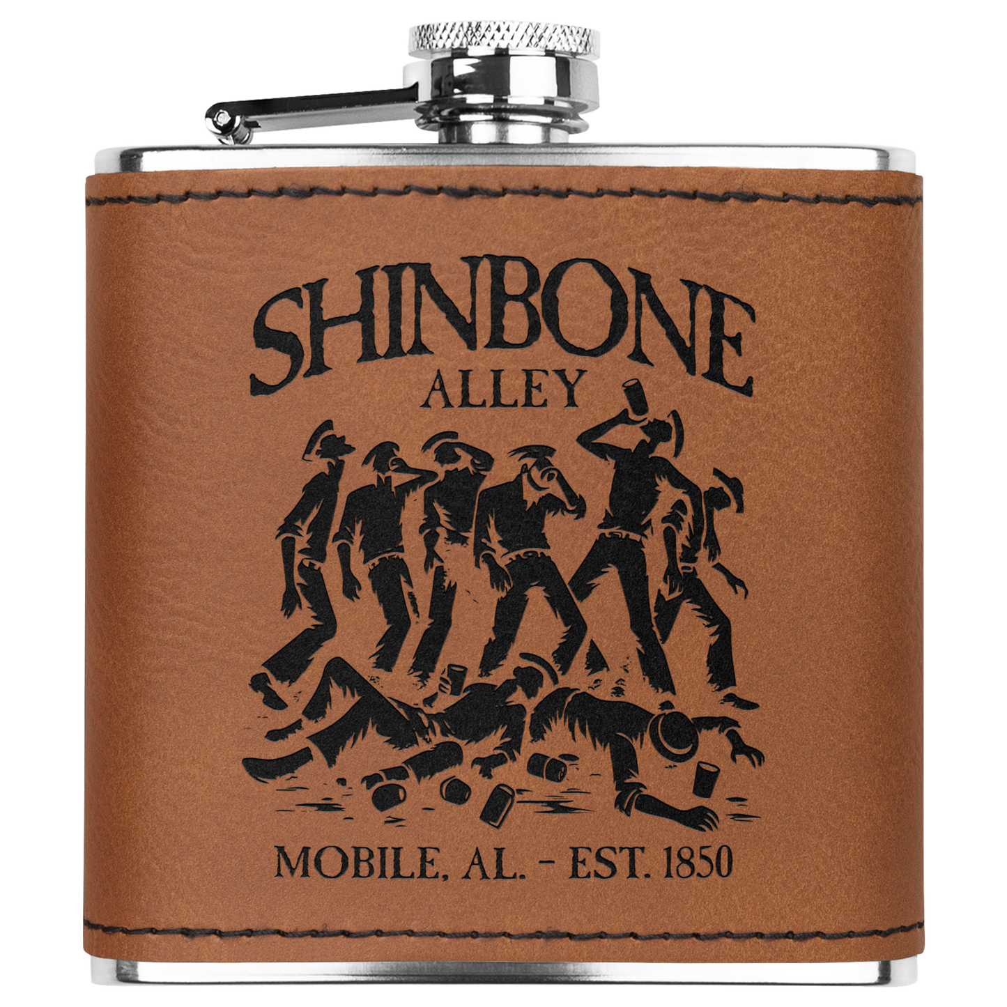 Shinbone_Alley_Flask_Lt_Brown_Main_Mockup.png