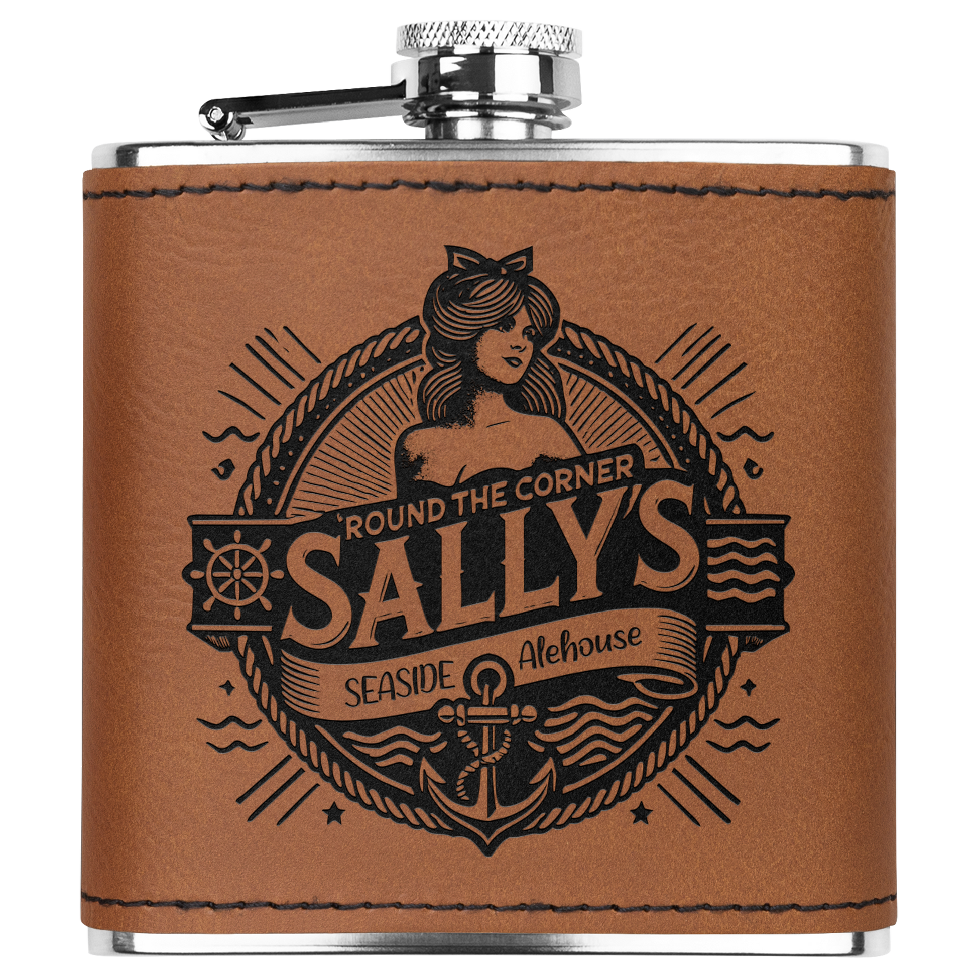 Round_the_Corner_Sallys_Flask_Lt_Brown_Main_Mockup.png